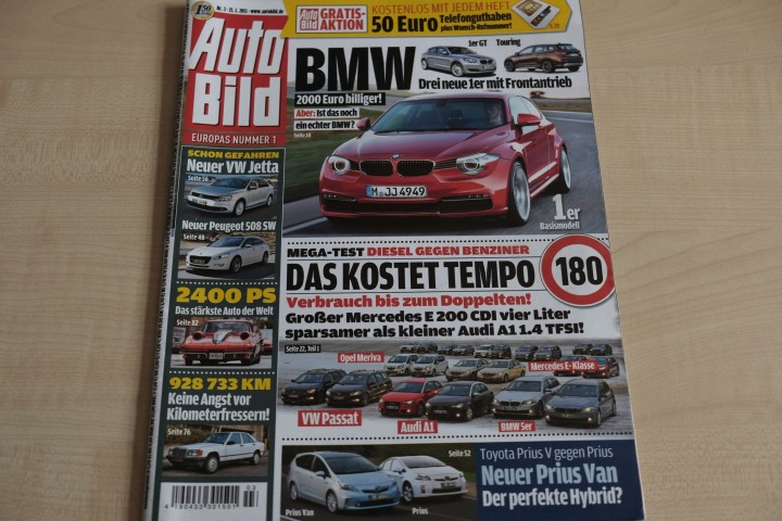 Deckblatt Auto Bild (03/2011)